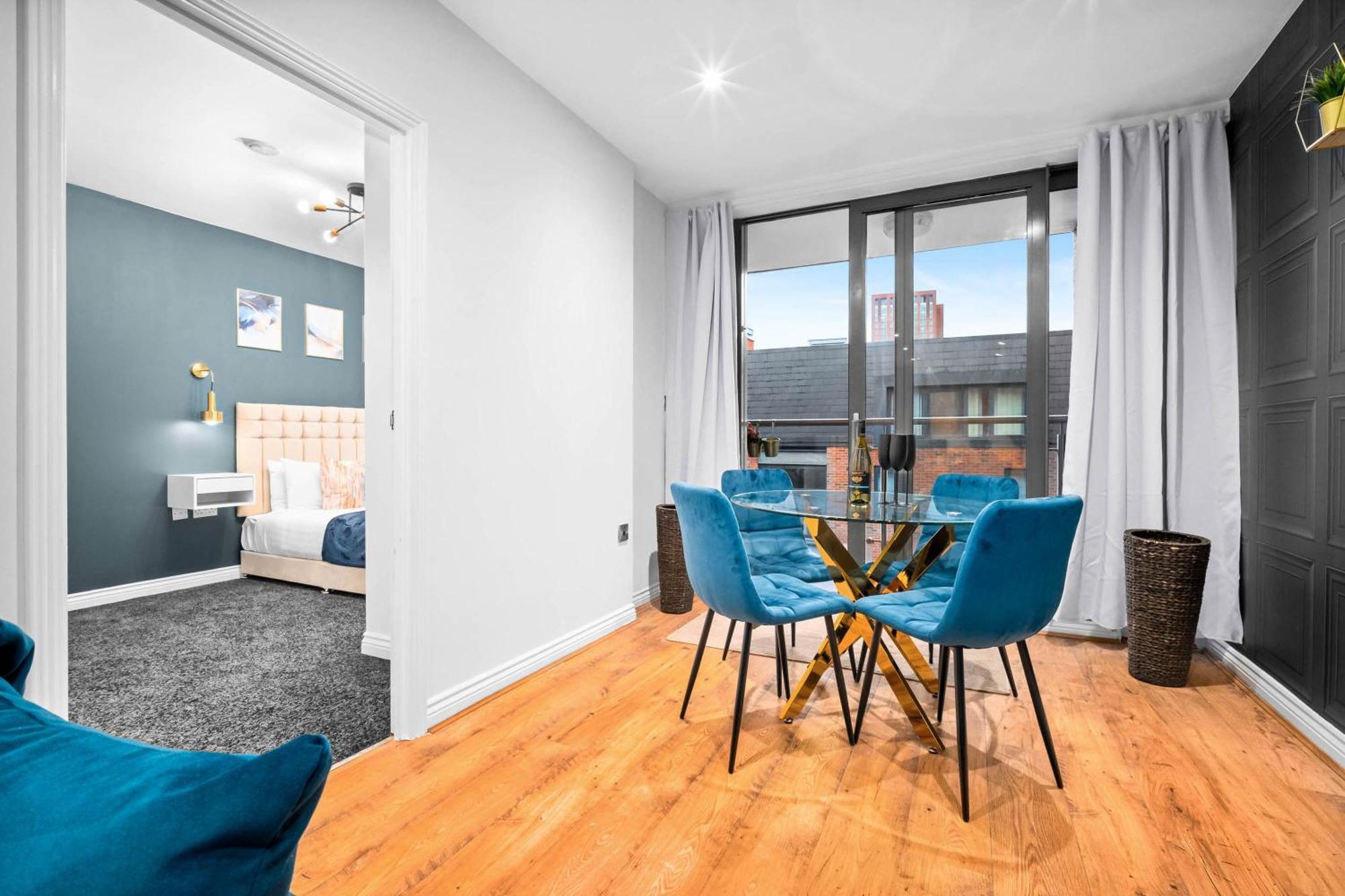 Luxury Two Bedroom Apartment - City Ceentre - Balcony - Jq - Netflix & Wifi - 11B Birmingham Exteriör bild