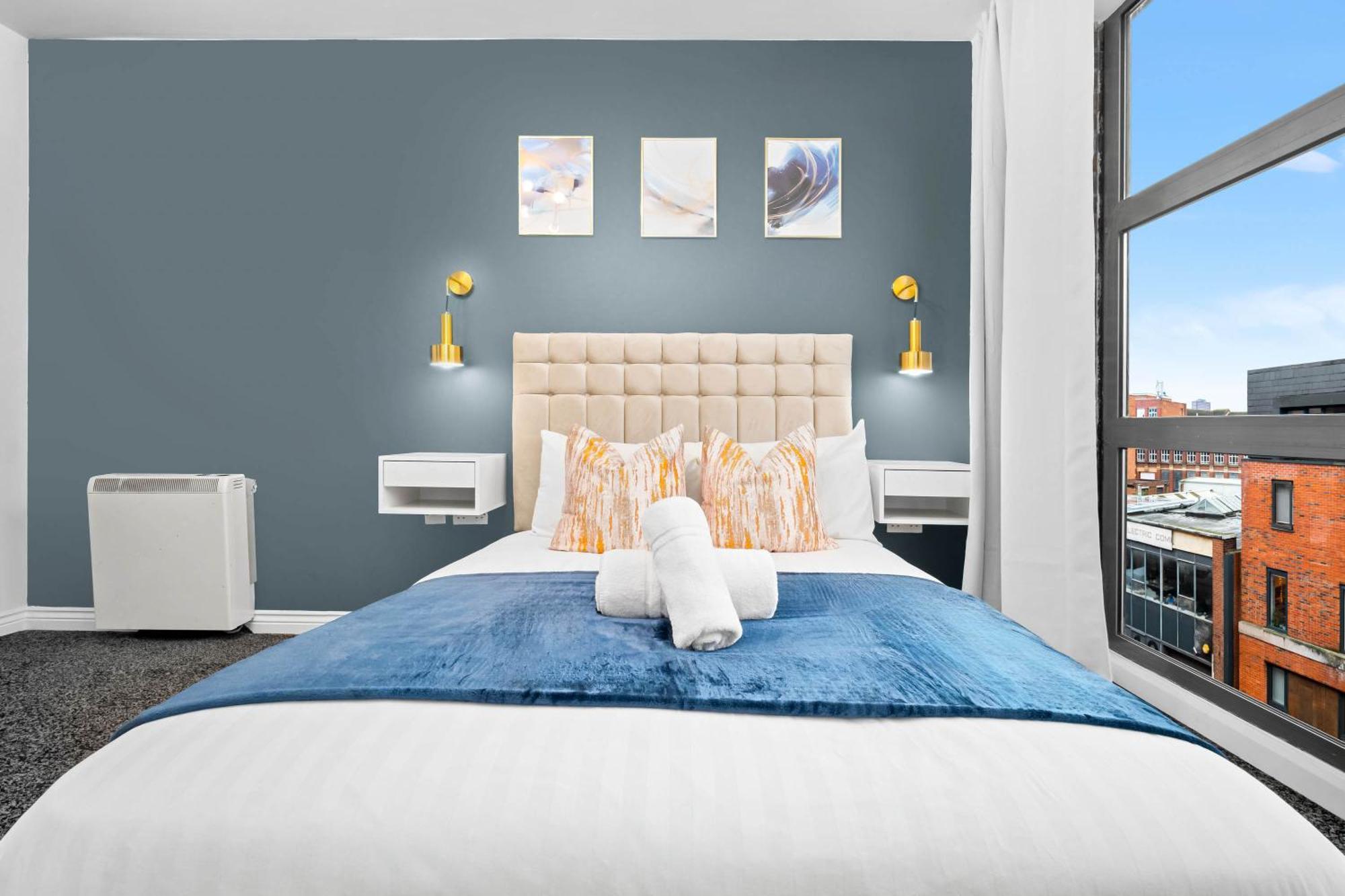 Luxury Two Bedroom Apartment - City Ceentre - Balcony - Jq - Netflix & Wifi - 11B Birmingham Exteriör bild